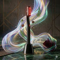 Wand Masajeador Facial 4-en-1 Rotación 360° con Luz LED Roja Microcorriente y Calor Terapéutico