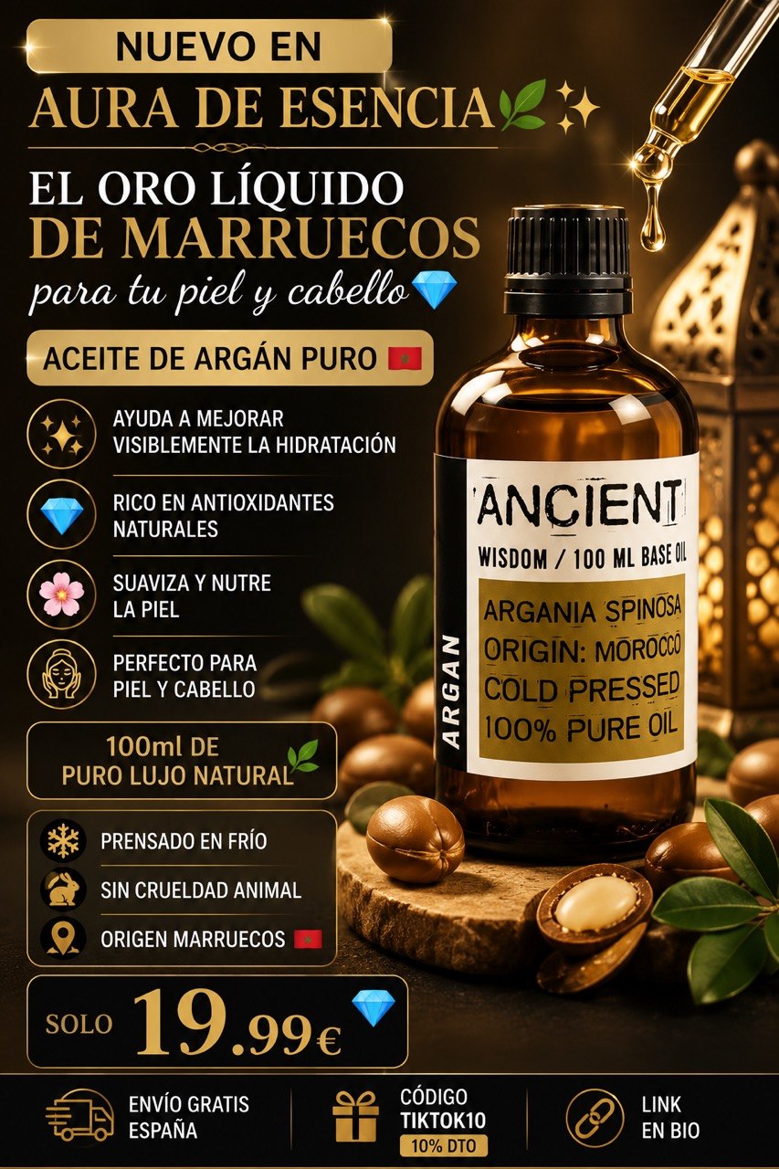 Aceite de Argán Puro de Marruecos
