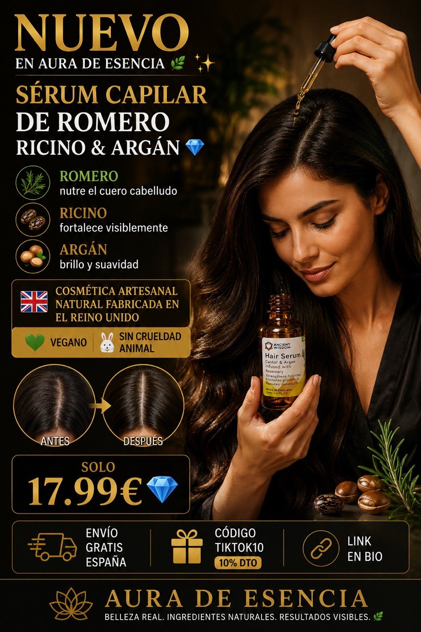 Serum Capilar Organico 30ml- Romero